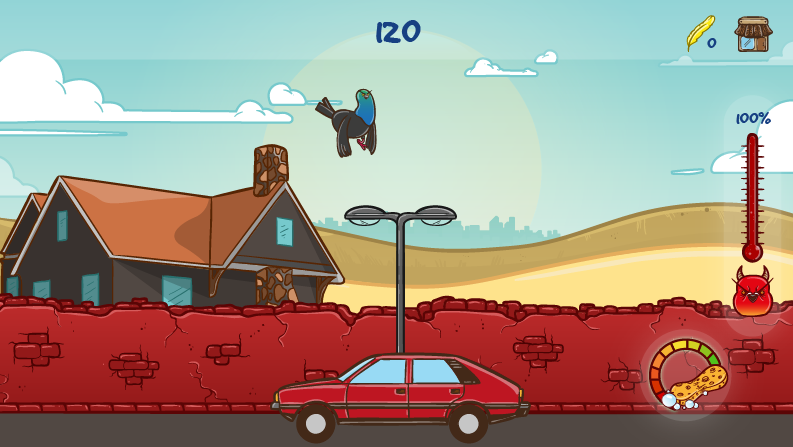 Pigeon screen mockup